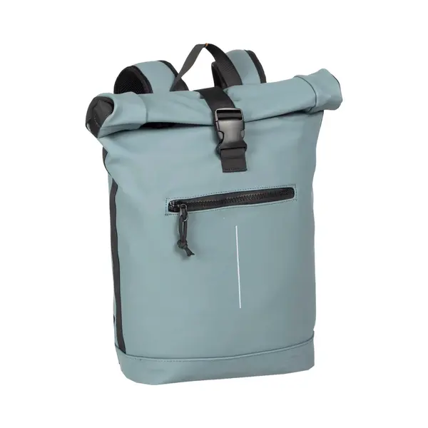New Rebels Mart Waterproof Rolltop Laptop Rugzak - 15, 6 Inch - 20L - Licht Blauw thumbnail