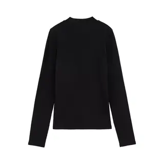We Fashion Shirt Zwart