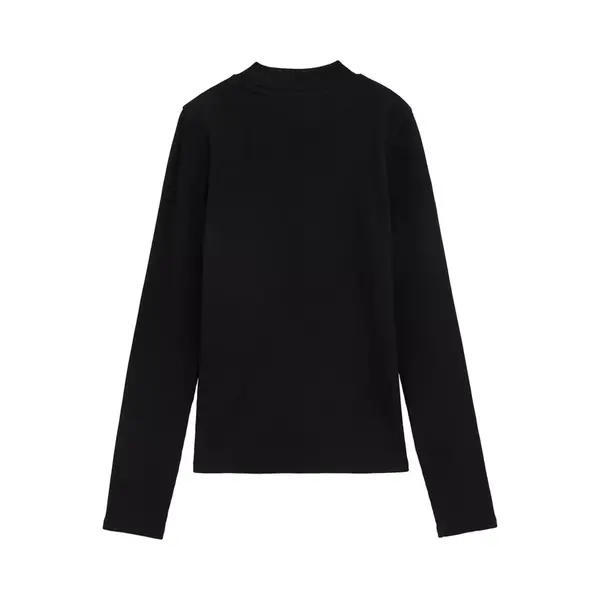 We Fashion Shirt Zwart thumbnail