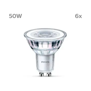 Philips by Signify Philips Spot PAR16 GU10 x6, 50 W