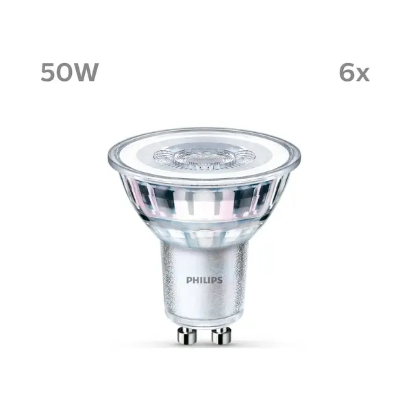 Philips by Signify Philips Spot 50 W PAR16 GU10 x6 thumbnail