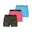 lichtblauw, print, roze