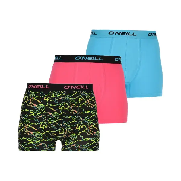 O'Neill - Heren Boxershorts 3-pack - Cloudy Neon- Maat Xl thumbnail