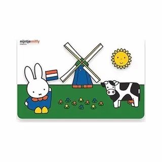 Placemats Nijntje In Het Weiland - 44 X 29 Cm - Ontbijt Diner En Knutselen Onderleggers - Pvc