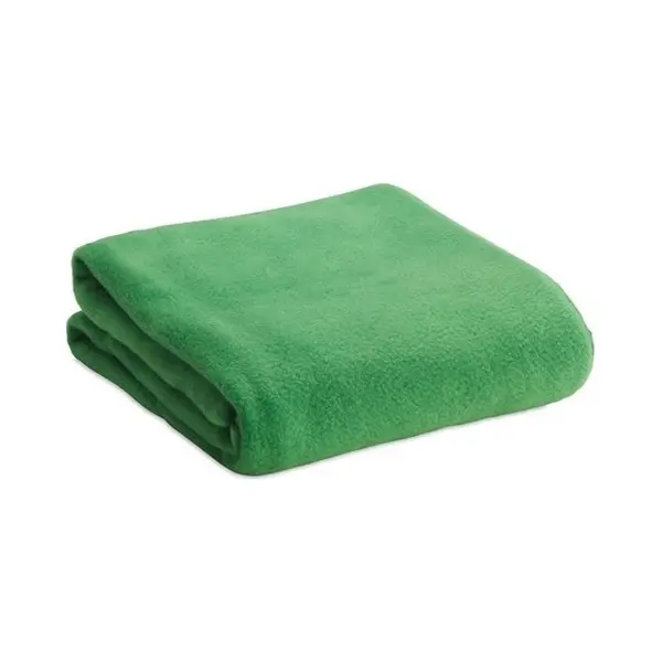Fleece Deken/plaid Cosy - Groen - 120 X 150 Cm - Polyester Fleece - 180 Gram - Lekker Warm Kleedje thumbnail