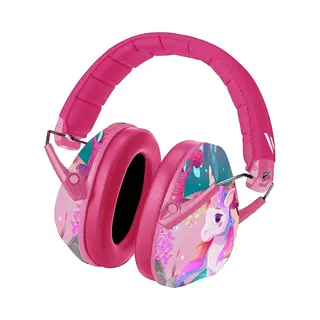 Vanderfields Gehoorbescherming Kind - Gehoorbeschermers Oorkappen Kinderen - 27dB - 3-16 Jaar - Unicorn Fantasy - V-Zilla