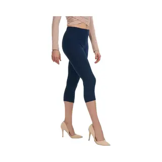 Awr Premium Dames Driekwart Legging | 3 Kwart Legging | Blauw - L