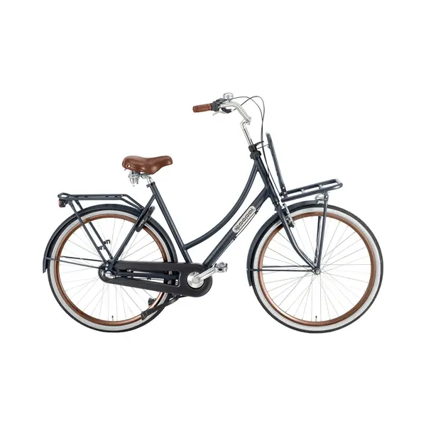 Popal Cargo Aluminium N3 Transportfiets - Stadsfiets - Aluminium Frame - Dames - 57 Centimeter - Petrol Blauw thumbnail