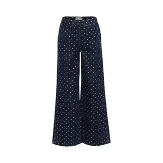 Looxs Revolution Looxs Little 2532-7641-988 Meisjes Seizoen > Fw25 - Maat 116 - Blauw Van 90% Cotton 10% Polyester