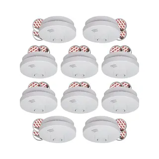10-Pack Elro FS1510 Rookmelder Met 10 Jaar Batterij En Magneet Montage - Voldoen Aan Europese Norm EN14604