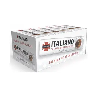 Italiano - Salmiak Dropsnoepjes - 24 Rollen