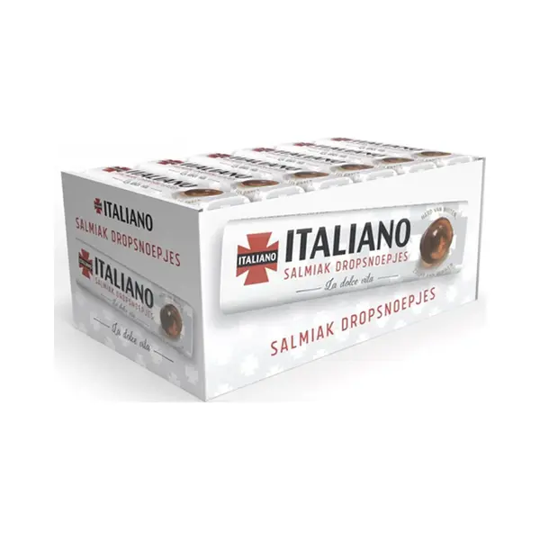 Italiano - Salmiak Dropsnoepjes - 24 Rollen thumbnail