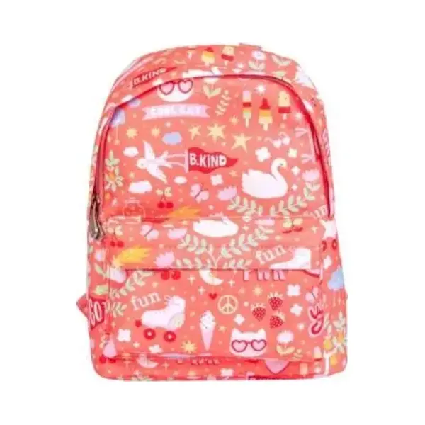 A Little Lovely Company Korallenrosa Rucksack Fun, 7L, 23, 5 X 30 X 10 Cm, Polyester thumbnail