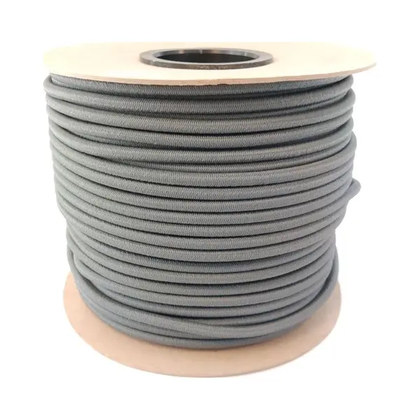 Abc-Led Elastiek Koord 8mm - Professionele Kwaliteit - Grijs - Per Meter thumbnail