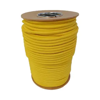 Abc-Led 50 Meter Elastisch Touw - Geel- 8mm - Elastiek Op Rol