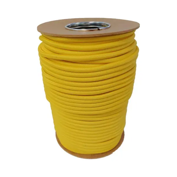 Abc-Led 50 Meter Elastisch Touw - Geel- 8mm - Elastiek Op Rol thumbnail