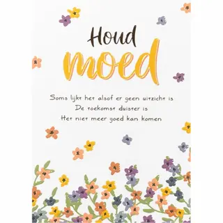 Artige Kaart - Intense - Houd Moed - TE056-C