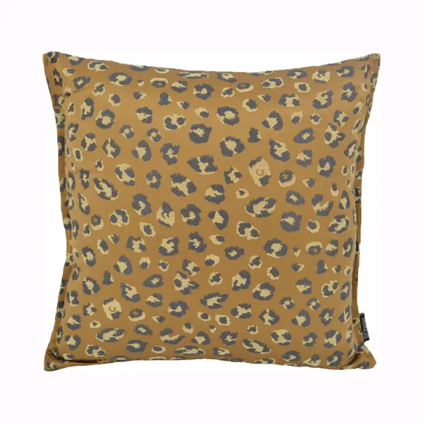Gek op Kussens! Jacquard Leopard Gold/Brown Kussenhoes | 45 X 45 Cm | Polyester thumbnail
