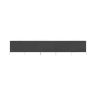 Vidaxl 5-panel Wind Screen Fabric 600x120 Cm Anthracite