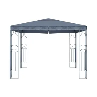 VidaXL - Prieel - 300x300 - Cm - Antraciet