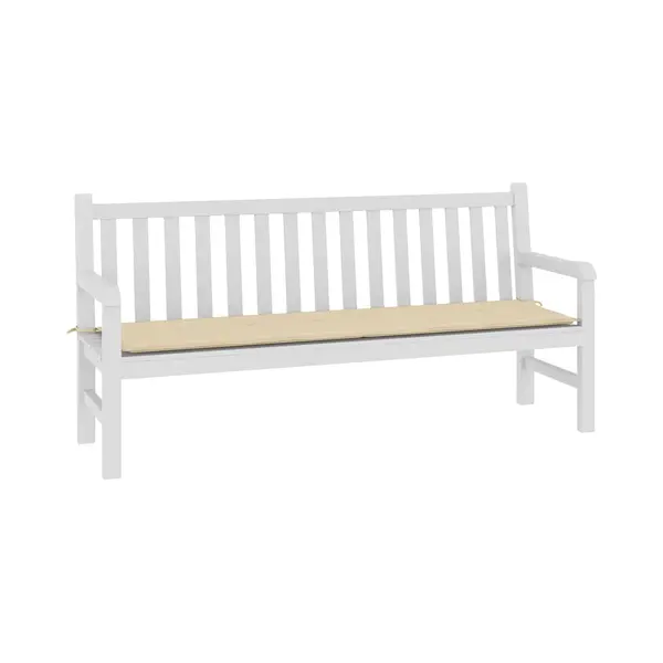 VidaXL Gartenbank-Auflage Beige 180x50x3 Cm Oxford-Gewebe thumbnail