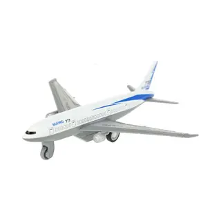 Toi-Toys Pull Back Vliegtuig Metaal Boeing 777