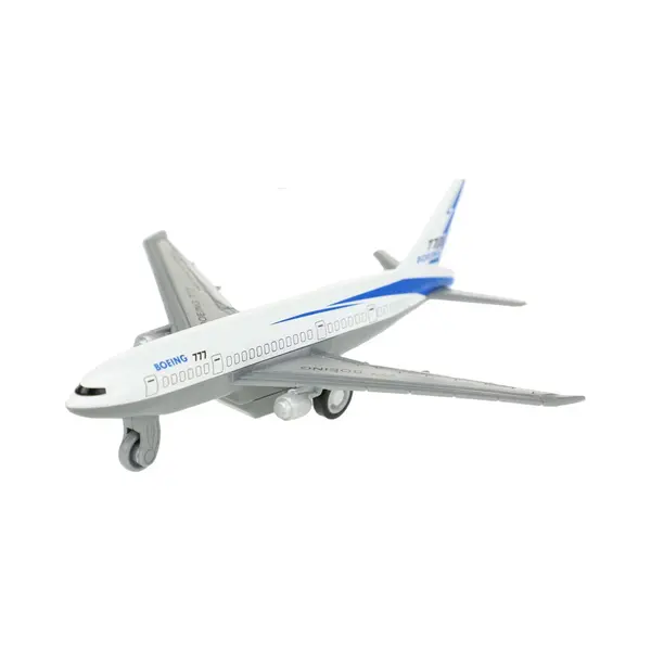 Toi-Toys Pull Back Vliegtuig Metaal Boeing 777 thumbnail