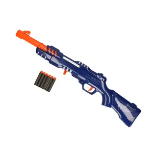 Toi-Toys Militair Jachtgeweer Blauw/oranje Met 6 Hekpijlen 29 Cm