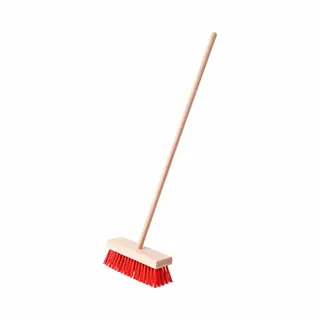 Nienhuis Montessori Kinderbezem - Speelgoed Bezem - Buitenbezem - Straatbezem - Kinderspeelgoed - Hout - 49 Cm