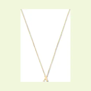 Isabel Bernard Le Marais Chloé 14 Karaat Gouden Initial Ketting IB340134 (Letter, A-Z)