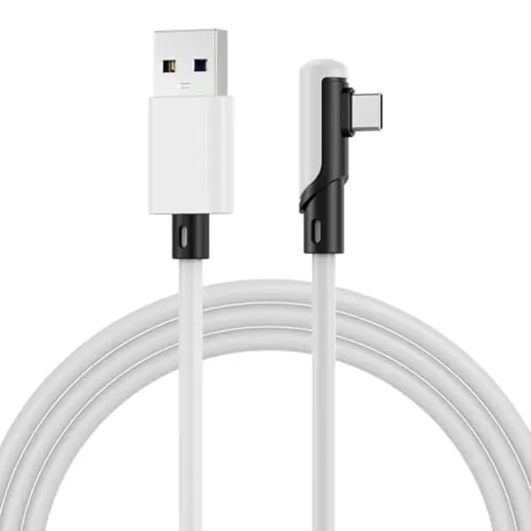 Mmobiel Vr Link Kabel Usb Zu Usb-C Für Meta Quest 3S / 3/2 / Pro, Pico 4 Ultra / 4 Und Pc/Steam Vr 90 Grad Typ-C Kabel Für Vr Headset Gaming - 3m thumbnail