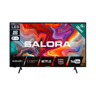 Salora SMART24TV tv 61 cm (24") Hd Smart Tv Wifi Zwart 220 cd/m²