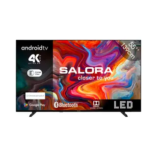 Salora SMART55TV Fernseher 139,7 cm (55") 4K Ultra Hd Smart-Tv Wlan Schwarz 250 cd/m²