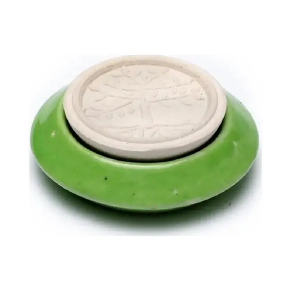 Yogi & Yogini naturals Geursteen Levensboom Met Donkergroene Basis (7, 5 Cm) thumbnail