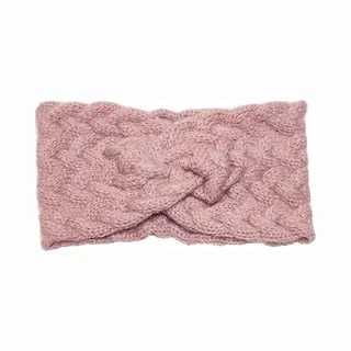Gebreide Hoofdband / Haarband Roze | Acryl / Polyester | Fashion Favorite