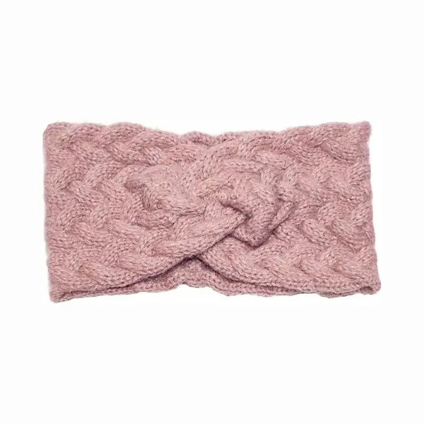 Gebreide Hoofdband / Haarband Roze | Acryl / Polyester | Fashion Favorite thumbnail