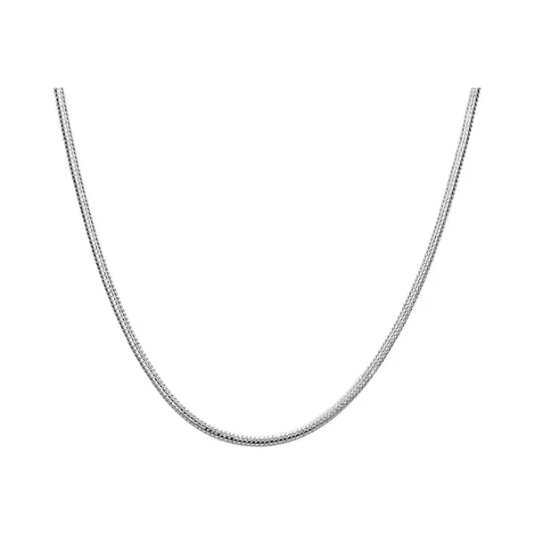 Miresa - Slang Ketting - Zilverkleurig - L 60 Cm, B 1 Mm - Hoge Kwaliteit thumbnail