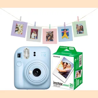 Fujifilm Instax Mini 12 - Instant Camera - Automatische Belichting En Flits - Pastel Blue