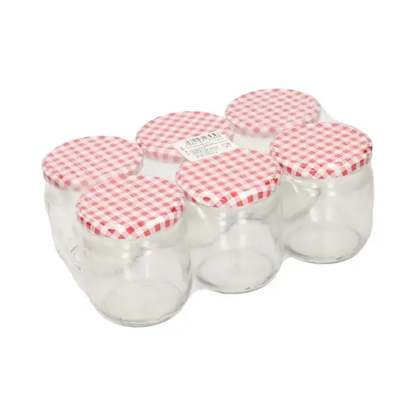 Weckpotten/inmaak Jampotten - 24x - Glas - 425 Ml - Metalen Schroefdeksel - Conservenpotten thumbnail