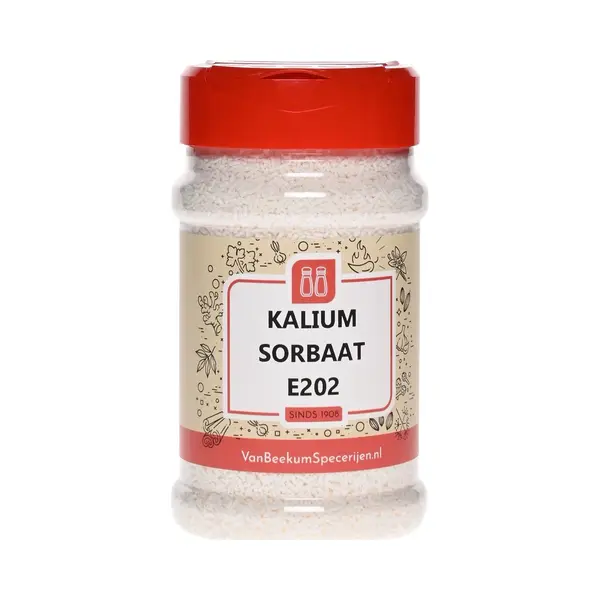 Van Beekum Specerijen - Kalium Sorbaat E202 - Strooibus 140 Gram thumbnail