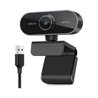 Yono Webcam Voor Pc Met Microfoon - 1080P Full Hd - Streaming Camera - Laptop - Office - Gaming - Zwart