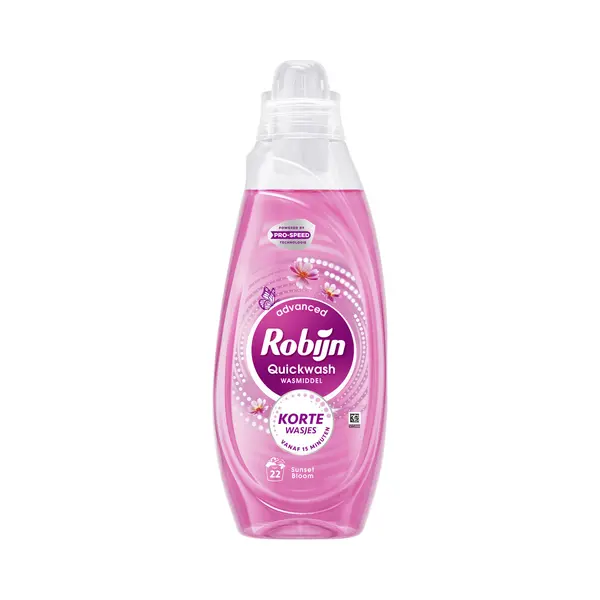 Gratis, Robijn Advanced Quickwash Vloeibaar Wasmiddel Sunset Bloom 22 Wasbeurten 837 Ml thumbnail