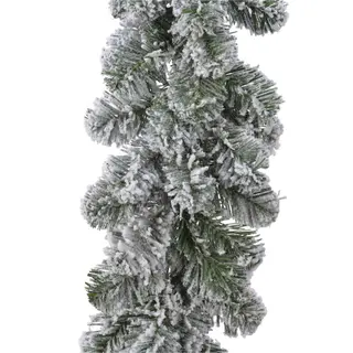 Everlands Guirlande Slinger Met Sneeuw - 270x9, 5 Cm