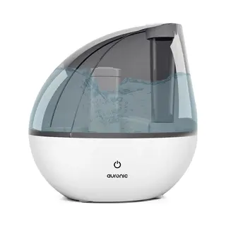 Auronic Luchtbevochtiger - 1, 5 Liter - 40m2 - Geschikt Voor Woonkamer, Kantoor, Slaapkamer, Babykamer En Meer - Stil - Bpa-Vrij - Met Waterfilter -