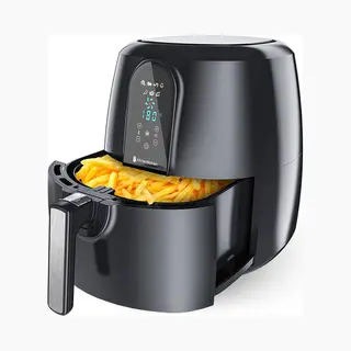 KitchenBrothers 8720195254195 Fritteuse Einzelbild 7,2 l Eigenständig 1890 W Heißluftfritteuse Schwarz