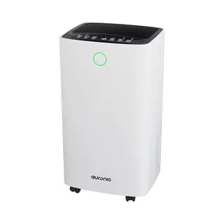 Auronic Luchtontvochtiger - Compact Series - 12L Per Dag - 2L Waterreservoir - Was-droog Functie - Slaapkamer, Badkamer En Woonkamer - Vochtopnemer