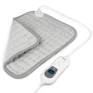 Auronic Heat Pillow - Elektrisch - 40x30cm - Nacken Und Schultern - Waschbar - Grau