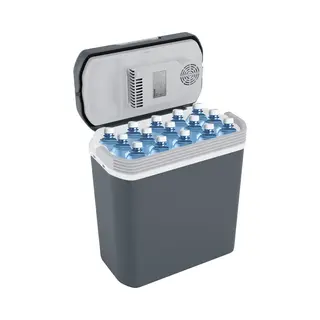Auronic Koelbox Elektrisch 12V En 230 Volt - Coolbox - Auto - Koelen En Verwarmen - 20L - Frigobox - Grijs
