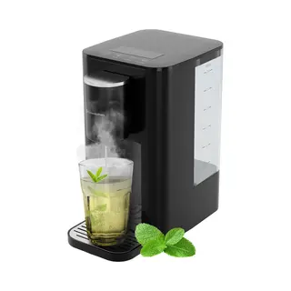 KitchenBrohters KitchenBrothers Heißwasserspender - 2.9L - Touch Display - Heißwasserhahn - 2600W - Schwarz