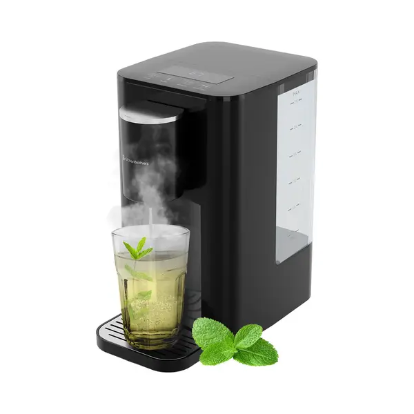 KitchenBrohters KitchenBrothers Heißwasserspender - 2.9L - Touch Display - Heißwasserhahn - 2600W - Schwarz thumbnail